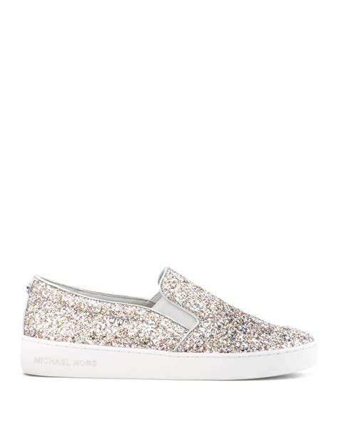 michael michael kors keaton camouflage slip on sneakers|Michael Kors glitter slip on.